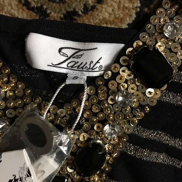 Faust Paris designer knit dress. Size small new - Picture 5 of 6